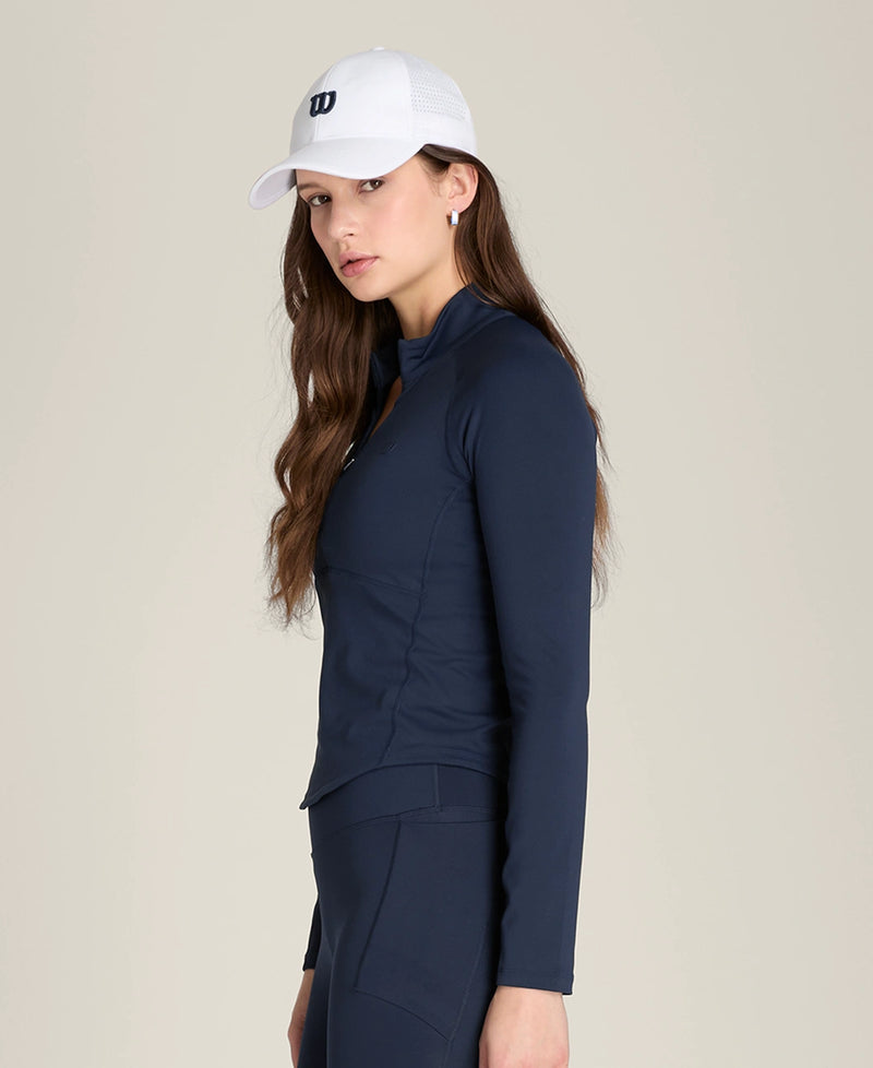 Load image into Gallery viewer, Wilson Women's Baseline Half-Zip Classic - Ski &amp; Tennis Station
