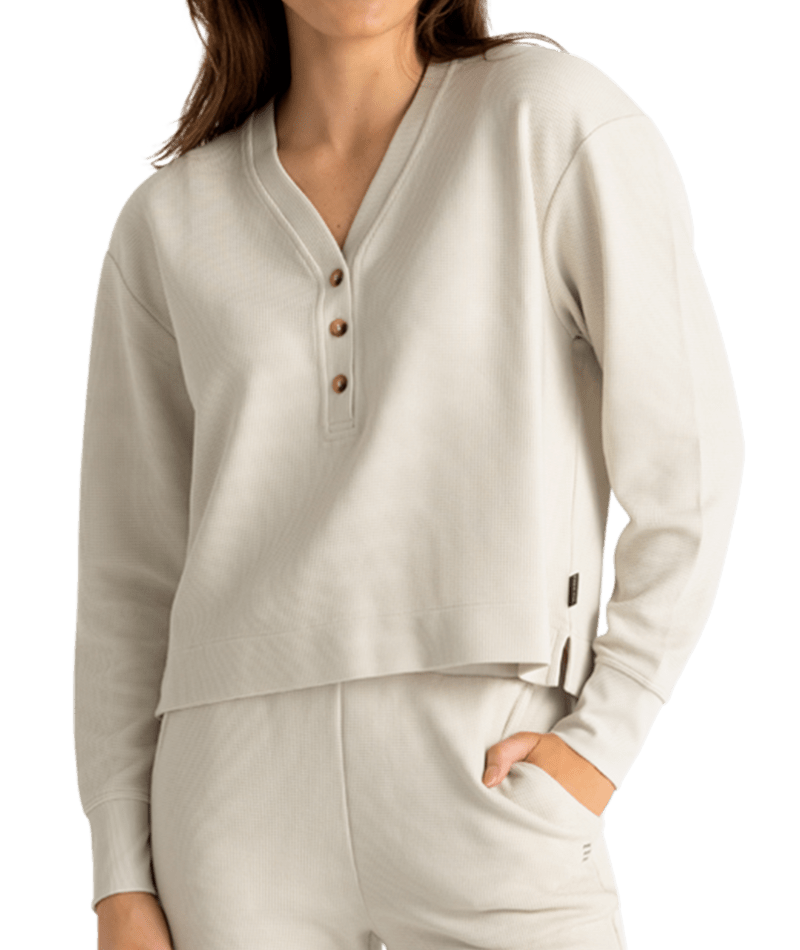Load image into Gallery viewer, Free Fly Women&#39;s Waffle Long Sleeve Henley 2026
