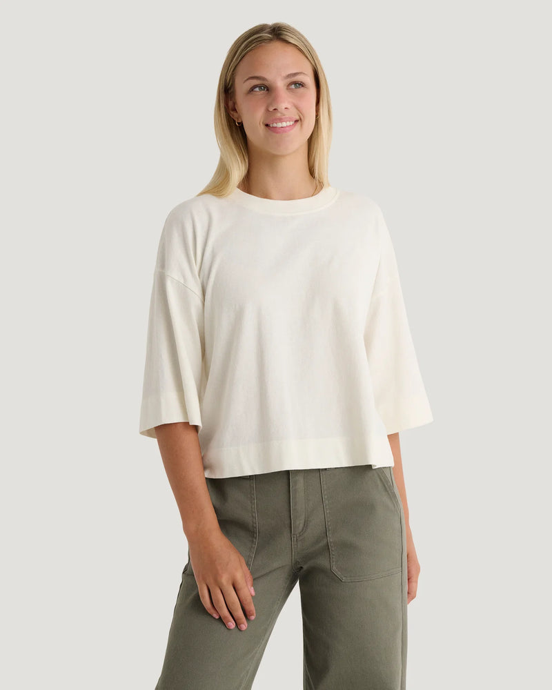 Load image into Gallery viewer, Free Fly Women's Heavyweight Cotton Crop Tee
