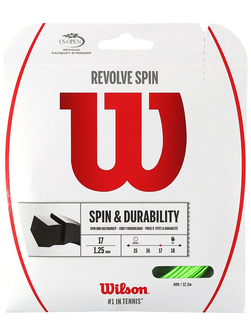 Load image into Gallery viewer, Wilson Revolve Spin Tennis String (Half Pack)
