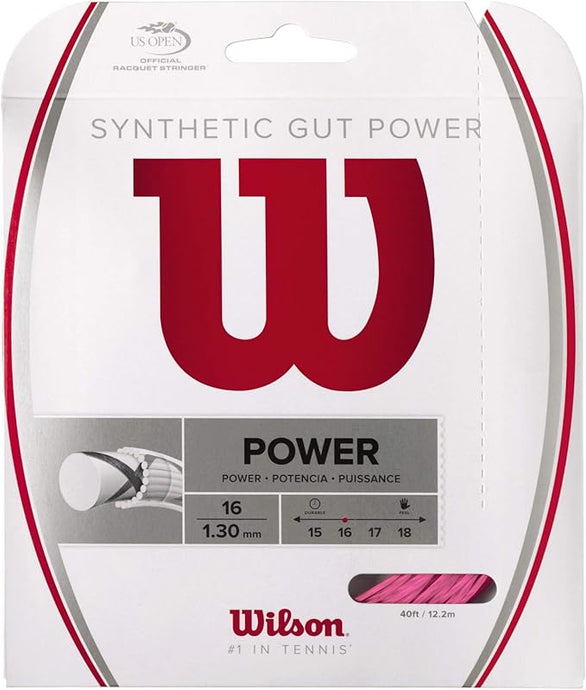 Wilson Synthetic Gut Power Tennis String (Half Pack)