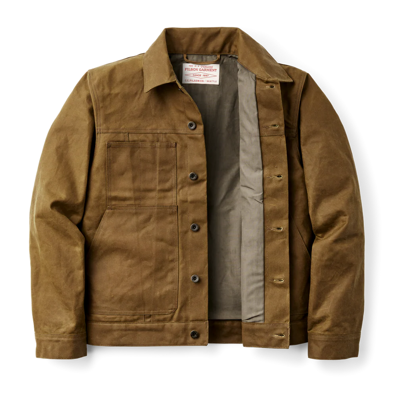 Load image into Gallery viewer, Filson Men's Tin Cloth Short Lined Cruiser Jacket - Ski &amp; Tennis Station
