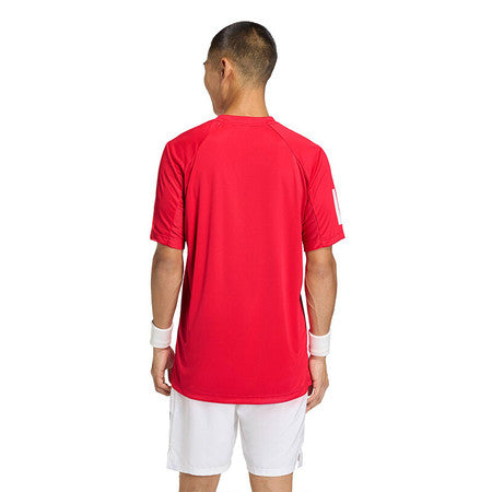 Adidas Men's Club 3 Stripes Tennis Tee - Ski & Tennis Station