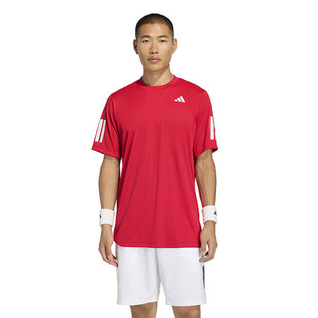 Adidas Men's Club 3 Stripes Tennis Tee - Ski & Tennis Station