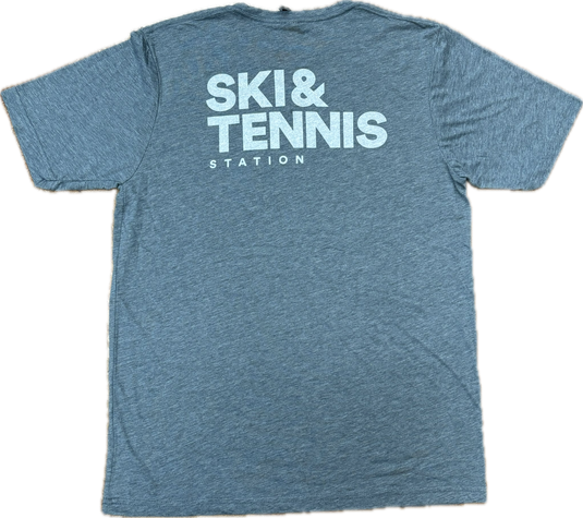 Ski & Tennis Station Icon Short Sleeve Tee