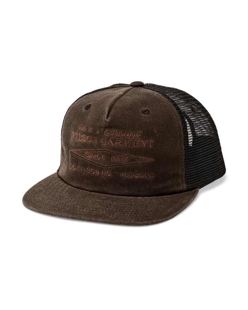 Load image into Gallery viewer, Filson Men's Diamond Graphic Trucker Mesh Cap
