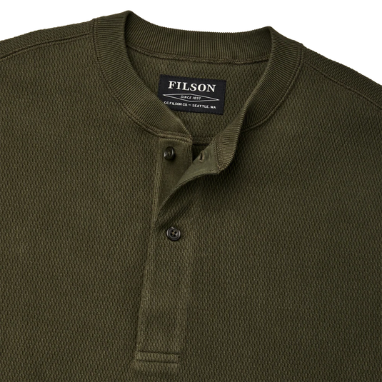 Filson Men's Waffle Knit Henley