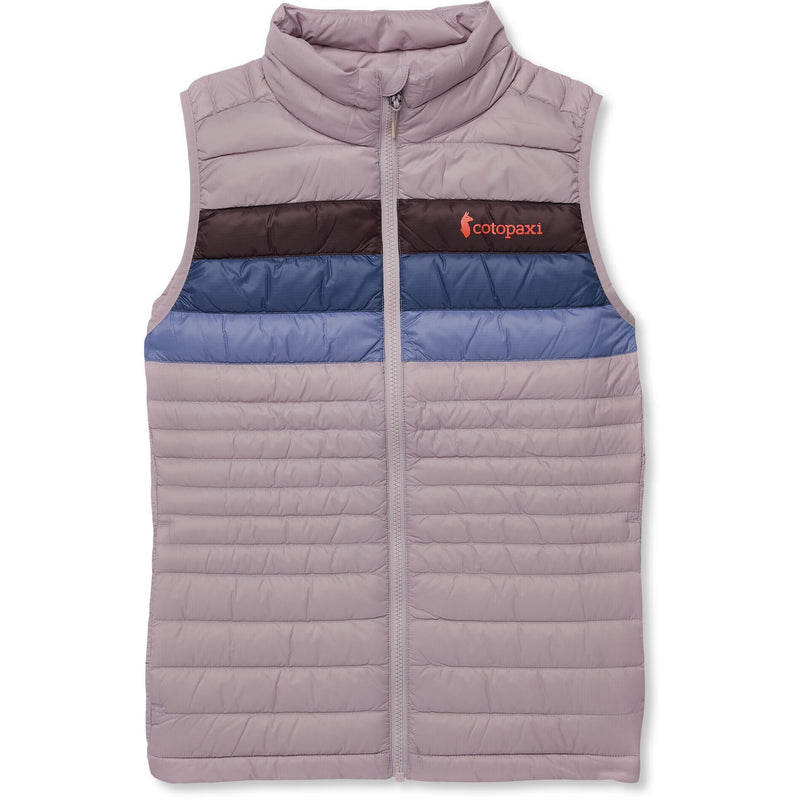 Load image into Gallery viewer, Puffer vest with a gradient design and Cotopaxi logo on a white background
