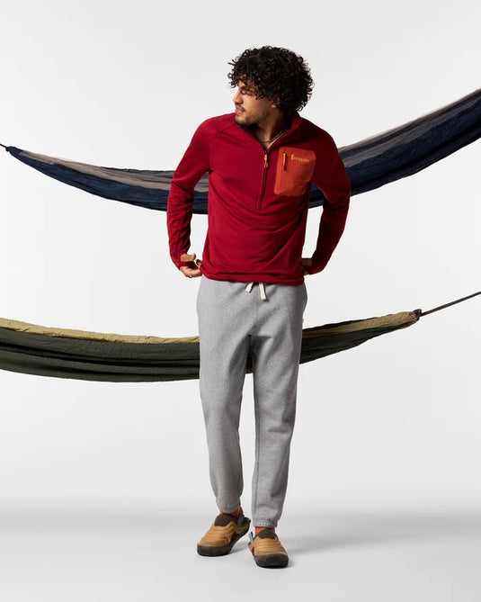 Cotopaxi Men's Crimson Otero Fleece Half-Zip Pullover