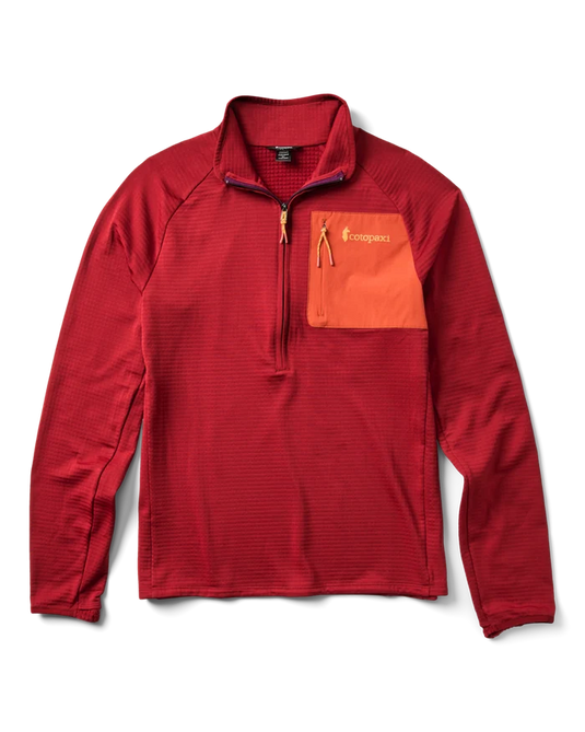 Cotopaxi Men's Crimson Otero Fleece Half-Zip Pullover