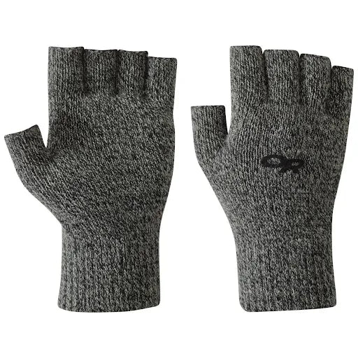charcoal fingerless gloves from Outdoor Research