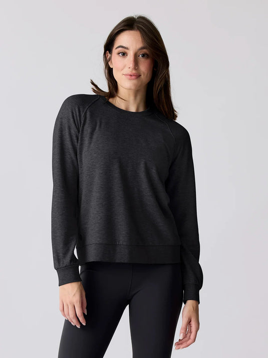 Free Fly Women's Bamboo Lightweight Fleece Crew