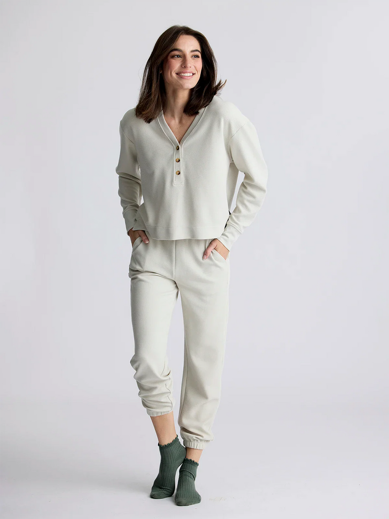 Load image into Gallery viewer, Free Fly Women&#39;s Waffle Long Sleeve Henley 2026
