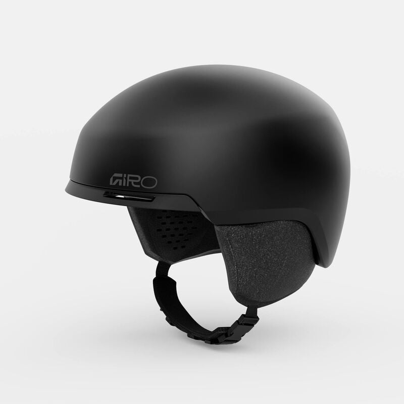 Load image into Gallery viewer, Black helmet with Giro logo on a light gray background
