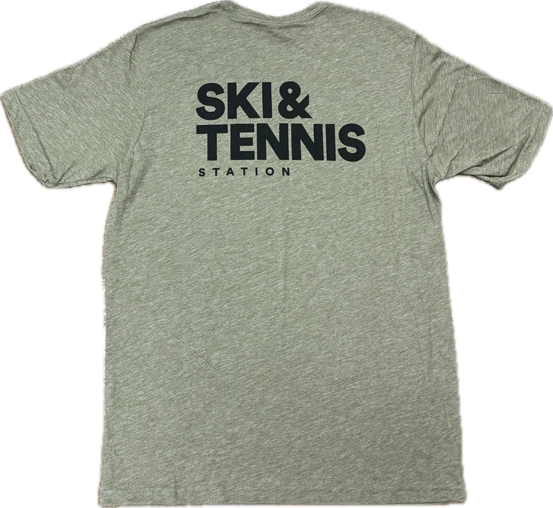 Load image into Gallery viewer, Ski &amp; Tennis Station Icon Short Sleeve Tee
