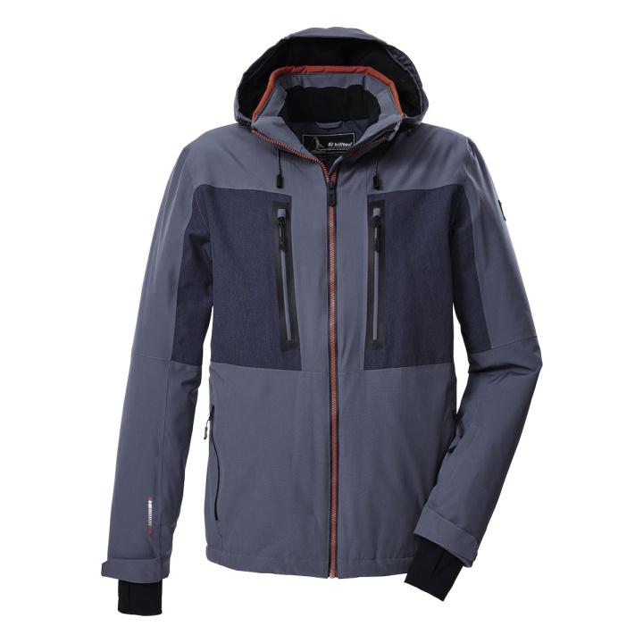 Load image into Gallery viewer, killtec steel blue melange ski jacket
