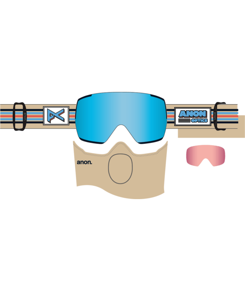Load image into Gallery viewer, Anon M5 Goggles + Bonus Lens + MFI® Face Mask 2027
