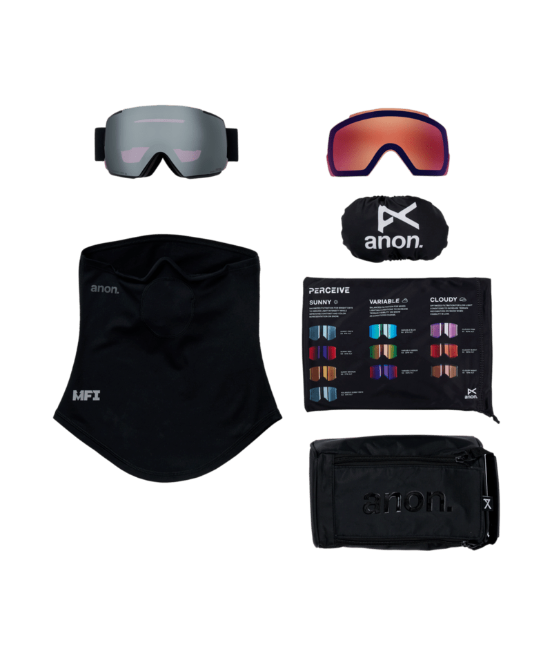 Load image into Gallery viewer, Anon M5 Goggles + Bonus Lens + MFI® Face Mask 2027
