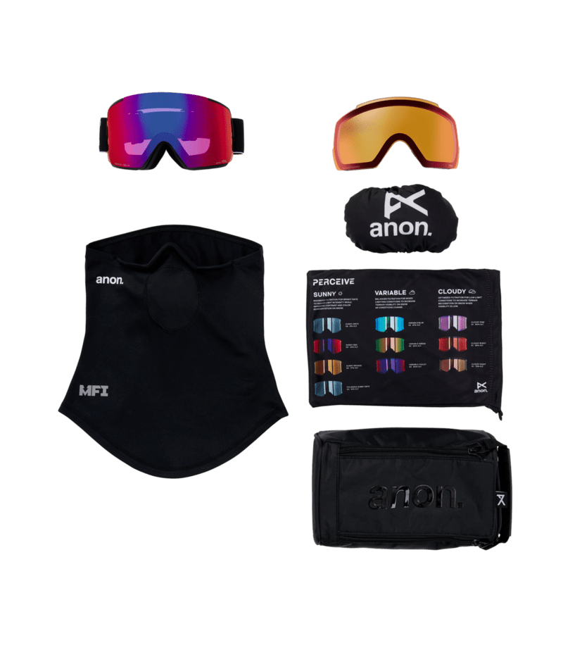 Load image into Gallery viewer, Anon M5 Goggles + Bonus Lens + MFI® Face Mask 2027
