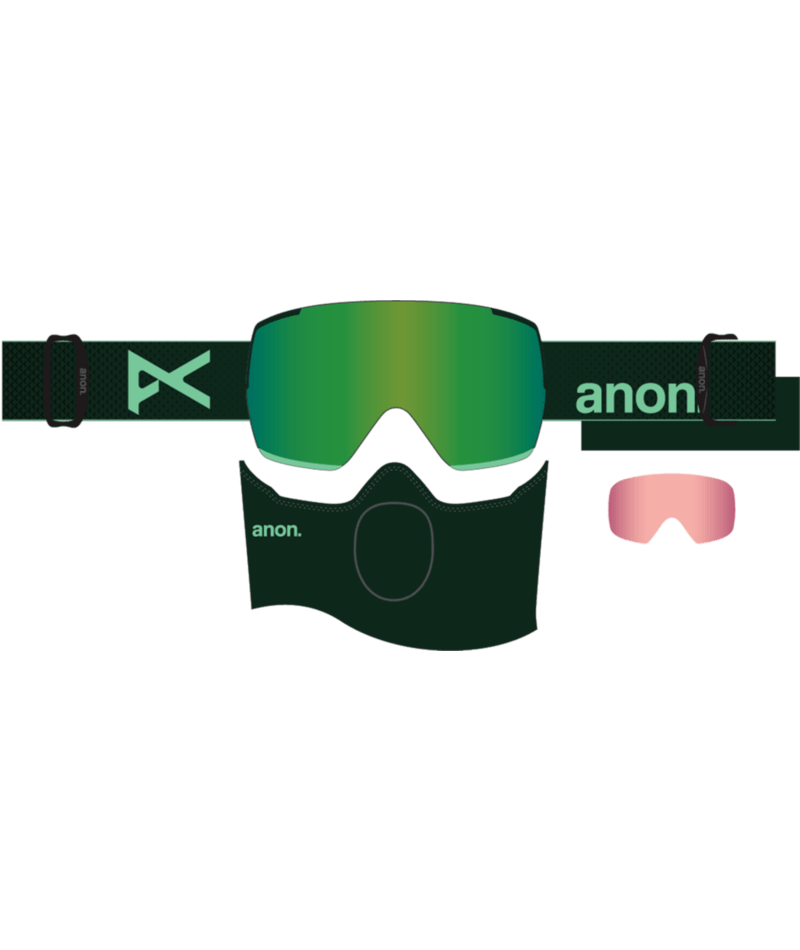 Load image into Gallery viewer, Anon M5S Goggles + Bonus Lens + MFI® Face Mask 2027
