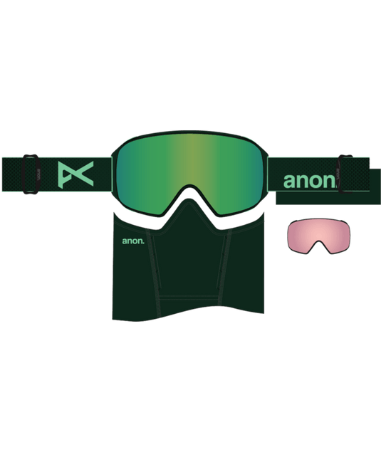 Anon M4 Goggles (Cylindrical) + Bonus Lens + MFI® Face Mask 2027