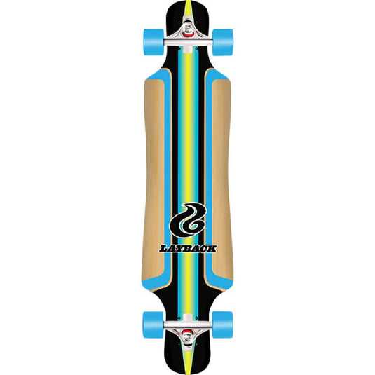 Layback Finish Line Bamboo 40" Drop Through Complete Longboard