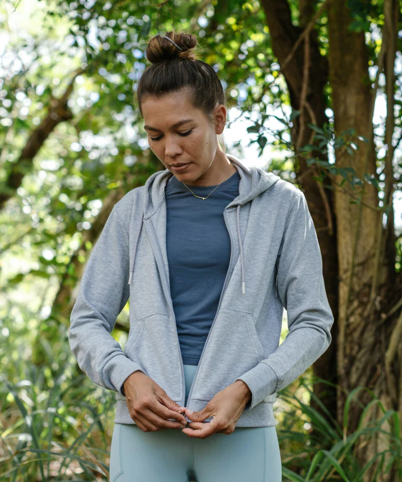 Load image into Gallery viewer, Free Fly Women&#39;s Bamboo Lightweight Fleece Zip Hoodie
