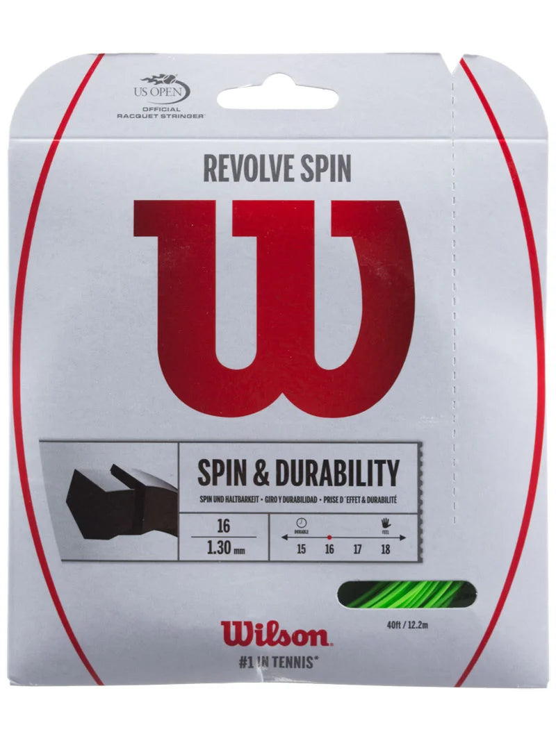 Load image into Gallery viewer, Wilson Revolve Spin Tennis String (Half Pack)
