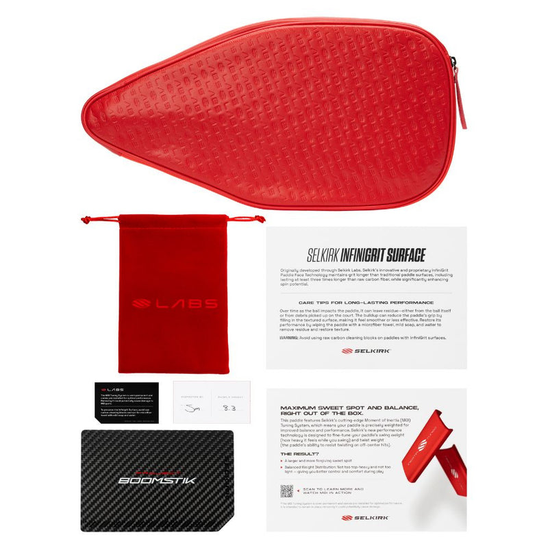 Load image into Gallery viewer, Selkirk Labs Project Boomstik Widebody 16mm Pickleball Paddle
