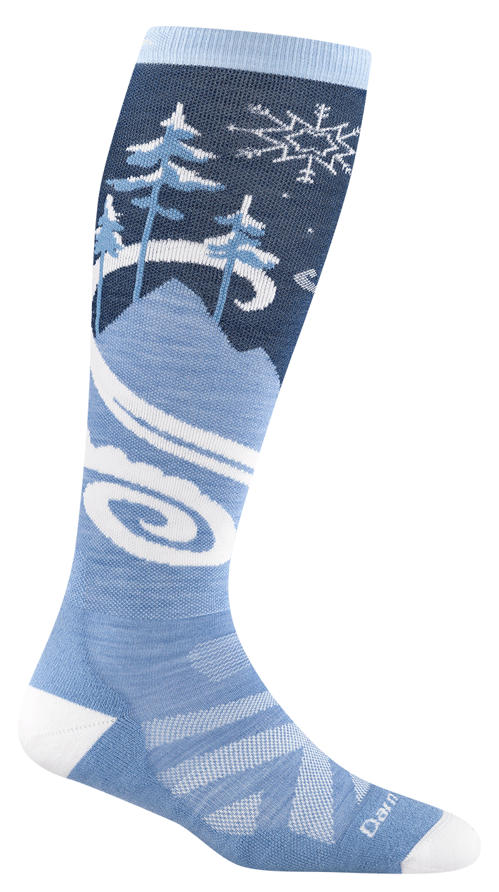 Load image into Gallery viewer, Darn Tough Women&#39;s Swirlwind OTC Lightweight With Cushion Ski Socks
