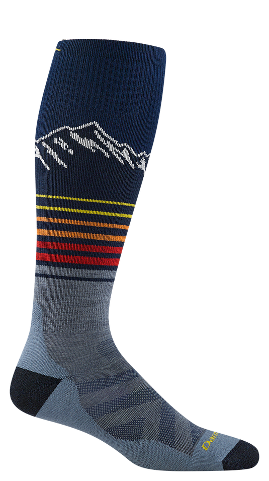 Darn Tough Men's Steep Lines OTC Lightweight With Cushion Ski Socks